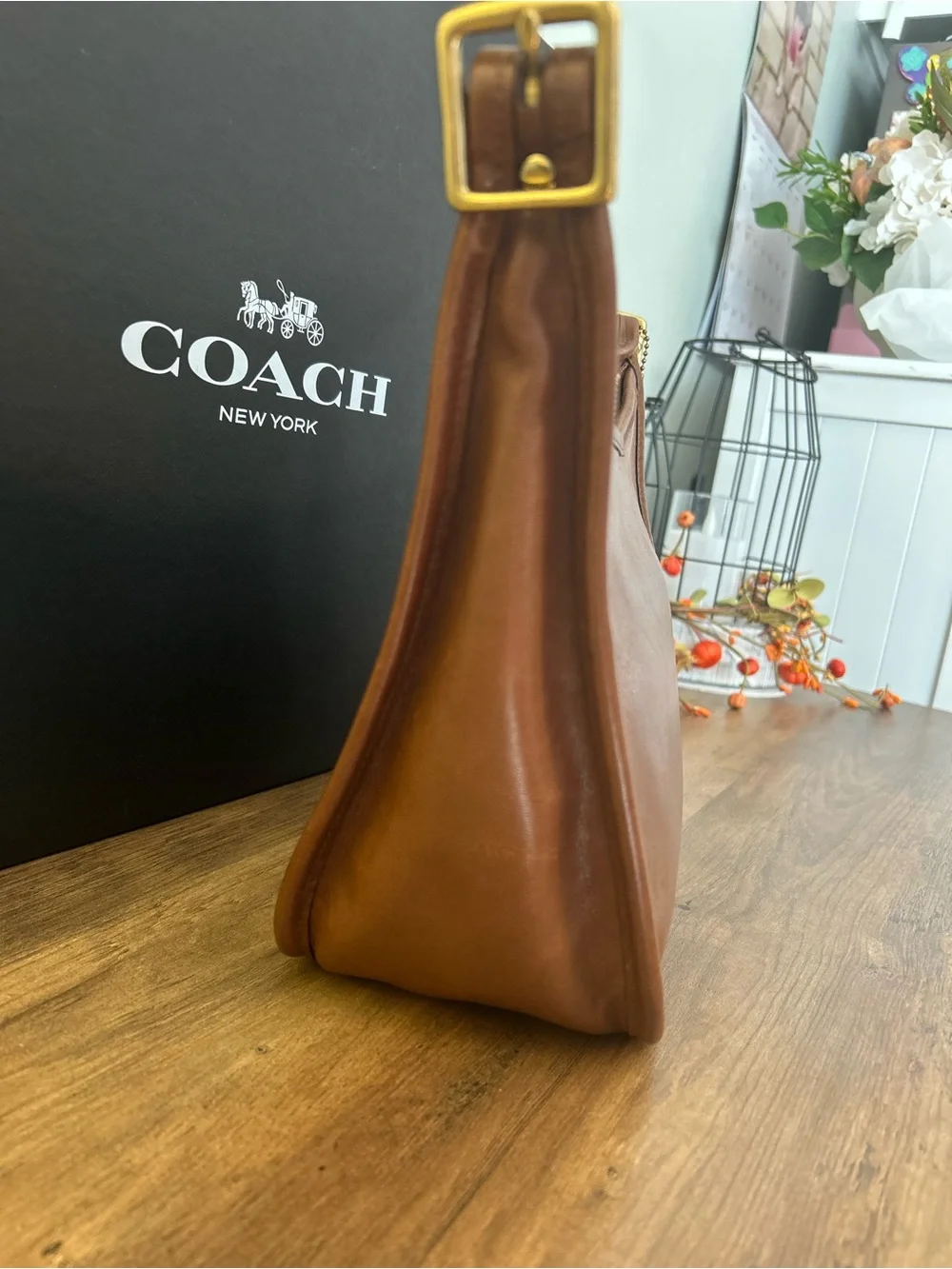 Vintage Coach Janice Legacy 9950 Burnished Camel 2005